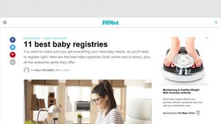 11 best baby registries - Today's Parent