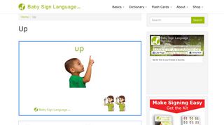 Up - Baby Sign Language