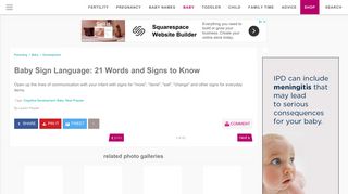 Baby Sign Language: 21 Words and Signs to Know | Parenting
