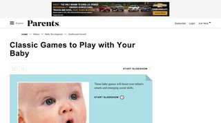 Classic Games to Play with Your Baby - Parents Magazine