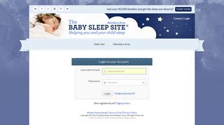 Please login - The Baby Sleep Site