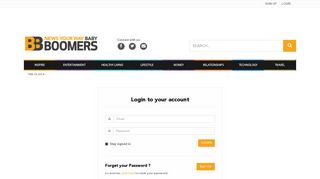 User Login Page, Sign in, Sign up, forgot your password, sign in with ...