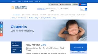 New Mother & Baby Care | Piedmont Medical Center