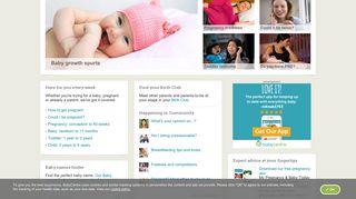 Pregnancy, baby and toddler health information at BabyCentre UK ...