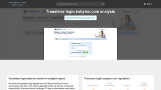 Translator Log In Babylon. Babylon Human Translation: Your 24/7 ...