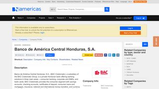 Banco de América Central Honduras, S.A. (BAC Credomatic ...
