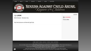 LOGIN | Bikers Against Child Abuse® International