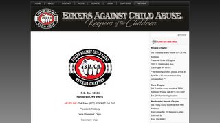 Bikers Against Child Abuse Nevada – Breaking The Chains Of Abuse