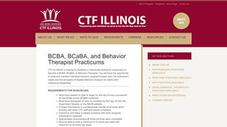 CTF Illinois : Careers : BCBA, BCaBA, and Behavior Therapist ...