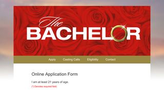 Online Application or Nomination (Guys & Girls) - Casting | The Bachelor
