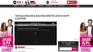 The Bachelor & Bachelorette 2018 Is NOW Casting! | KIIS 1011 ...