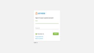 Sign in to your Loyverse Back Office - Login