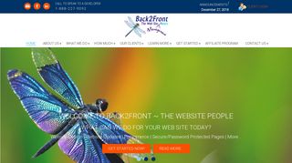 Back2Front - The Web Site People: Fully Managed Web Site Service