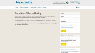 Security of BackaBuddy | BackaBuddy