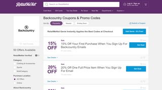 Backcountry Coupons, Promos, Coupon Codes 2019 - RetailMeNot