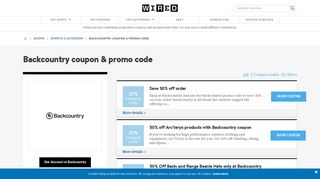 9 Backcountry coupon | $10 off Backcountry promo code + discount ...
