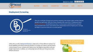 Custom Employment Screening Processes | Background Decision