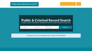 Find Background Alert - People Public Records Search - find ...