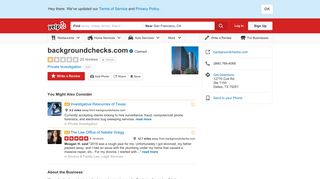 backgroundchecks.com - 18 Reviews - Private Investigation - 12770 ...