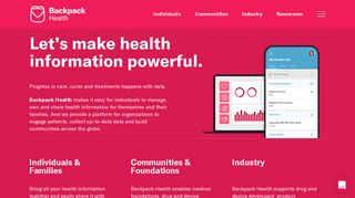 Backpack Health – Let's make health information powerful