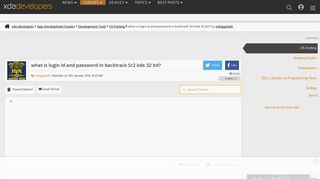 what is login id and password in backtrack 5… | Development Tools ...