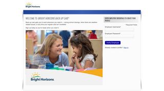 Create Your Profile - Bright Horizons Back-Up Care