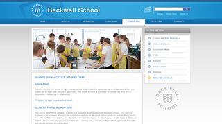 Office 365 and Email - Backwell School