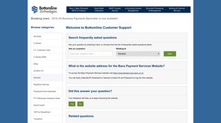 What is the website address for the Bacs Payment Services Website ...