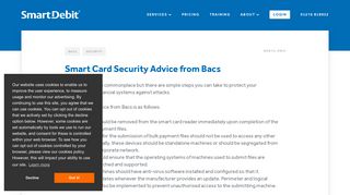 Smart Card Security Advice from Bacs - SmartDebit