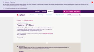 PayAway-IP Direct | NatWest - NatWest business bank