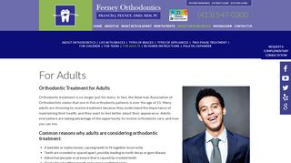 For Adults - Feeney Orthodontics