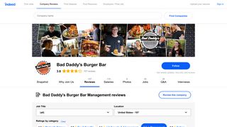 Working at Bad Daddy's Burger Bar: 52 Reviews about Management ...