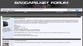 Windows login/file server - Badcaps Forums - Badcaps.net