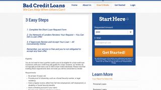 Bad Credit Loans –Speedy Short-Term Loans Made Easy