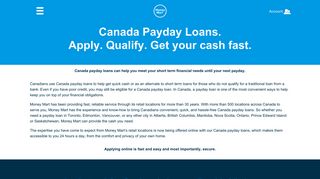 Bad Credit Loans Online - Money Mart