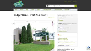 Badger Bank - Fort Atkinson - Enjoy Jefferson County WI