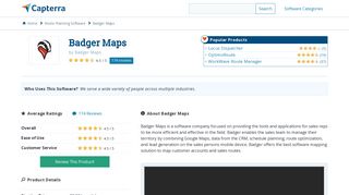 Badger Maps Reviews and Pricing - 2019 - Capterra