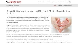 BadgerNet Platform | Maternity & Neonatal - UK, Australia & New ...