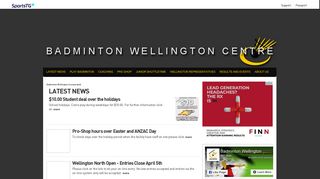 Junior Sign-Up Sheet - Badminton Wellington Incorporated - SportsTG
