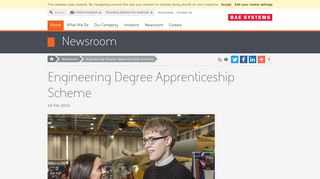Engineering Degree Apprenticeship Scheme | BAE Systems | United ...