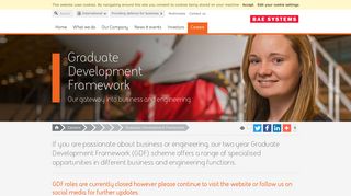 Graduate Development Framework | Careers | BAE Systems ...