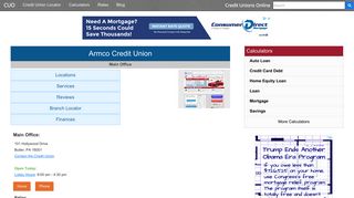 Armco Credit Union - Butler, PA - Credit Unions Online