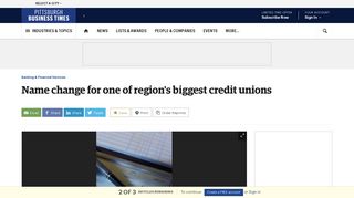 Butler Armco Employees Credit Union, second-largest in Pittsburgh ...