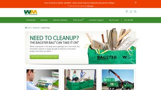 Residential Bagster Bag | Waste Management