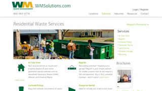 Residential Waste Services | WMSolutions.com