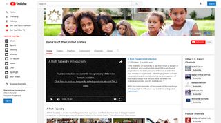Baha'is of the United States - YouTube