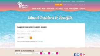 Select a Rewards Program Location | Bahama Breeze Restaurants