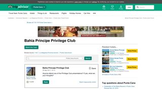 Bahia Principe Privilege Club - Punta Cana Message Board - TripAdvisor