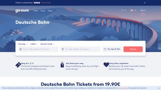 Deutsche Bahn | Everything You Need to Know | GoEuro
