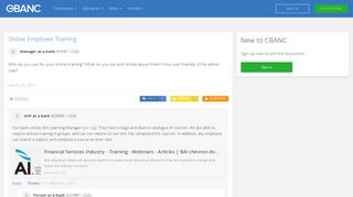 Online Employee Training | Training - CBANC